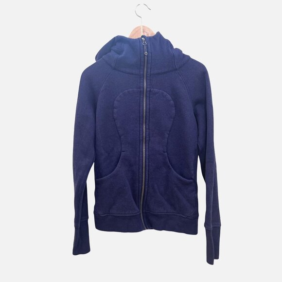 Lululemon Full Zip Scuba Sweatshirt, Purple, Size 6 - Picture 1 of 6